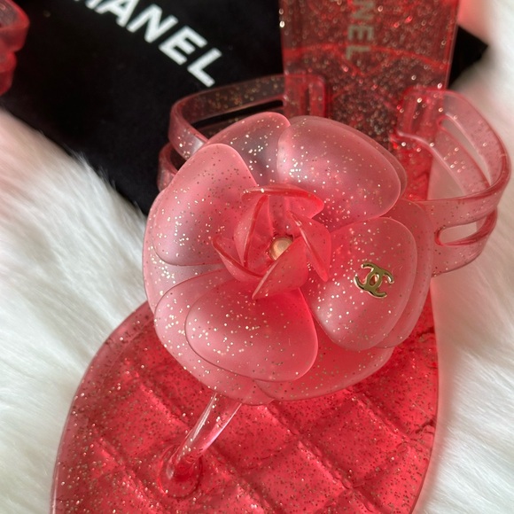 Auth Chanel Sandals 37 Never Use - Picture 6 of 16